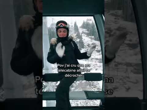 Obligée de descendre à cause de la tempête de neige 🤡