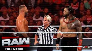 Roman Reigns vs. Bron Breakker: Raw, July 30, 2025 - Underground Match