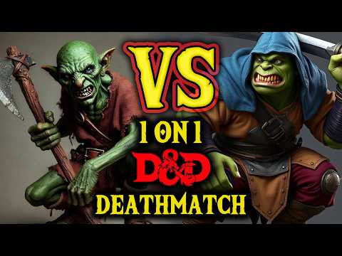 Orc VS Goblin - 1 on 1 Battle to the Death D&D Rules