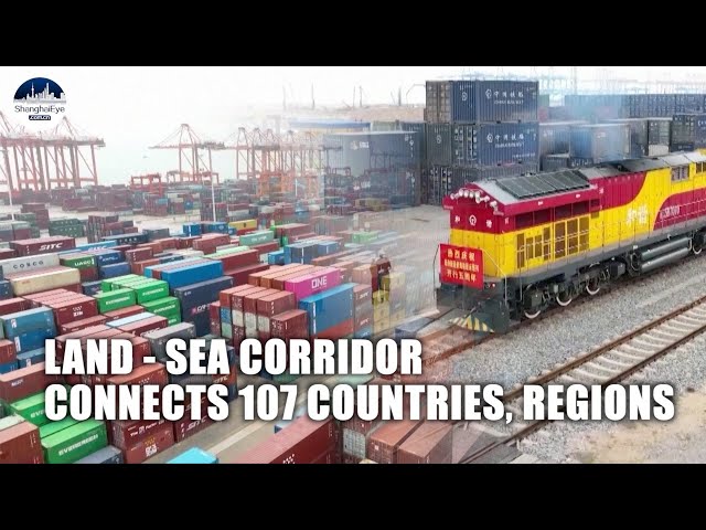 China’s land-sea trade corridor sees container traffic up 186 times in past 5 years