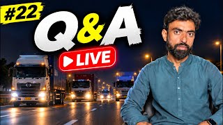 Your Questions, Our Answers 😍 | LIVE Q&A SESSION 🔴 | #22 Trucking Life Pakistan 🇵🇰