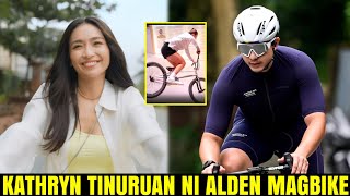 Kathryn TINURUAN ni Alden MAGBIKE! • KathDen Latest Update Today 