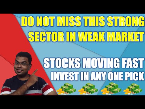 Do not miss super strong sector in weak stock market | sector trading strategies | share market news