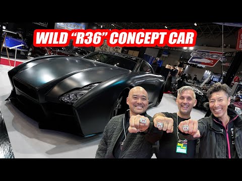 R36 Concept Car and new HKS Demo Car - The GT-Rs of Tokyo Autosalon 2025