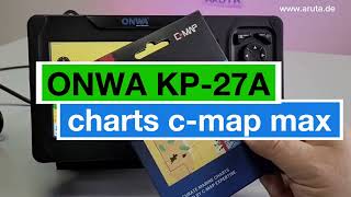 ONWA KP-27A AIS class B Transponder and Chartplotter Combo new update for KP-39A KP-708A