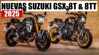 Suzuki anunció las NUEVAS GSX-8T y GSX-8TT Retro 2025: ¡6 cosas que debes saber!