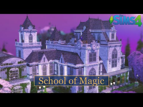 School of Magic & Wizardry 🧙‍♂️✨ (noCC) THE SIMS 4 | Stop Motion