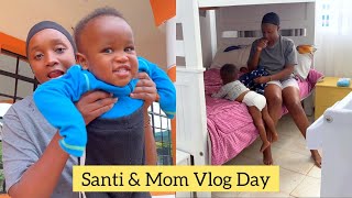 I Need Help😩 I Was Left Alone With Santi For A Whole Day😭 Mom & Son Vlog