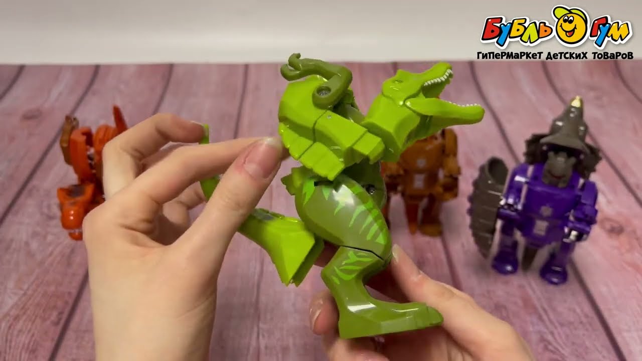 Набор Lanson Toys DRAGON KNIGHT трансформеры диноботы 4шт - видео Набор Lanson Toys DRAGON KNIGHT трансформеры диноботы 4шт - видео