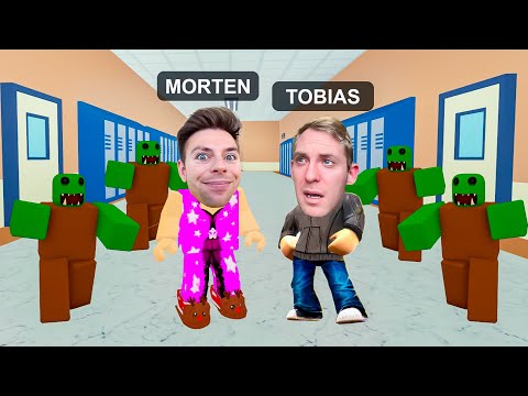 Tager i skole med zombier i Roblox