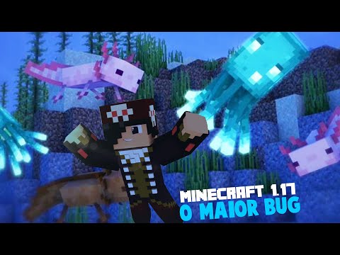 O MAIOR BUG DO MINECRAFT 1.17 (Novidades da Nova Atualização)