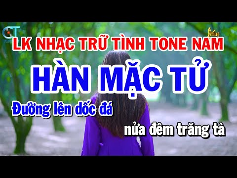 Liên Khúc Nhạc Sống Trữ Tình Tone Nam | Hàn Mặc Tử | Nàng Yêu Hoa Tím