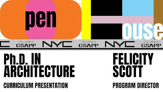 Fall 2025 Open House: Ph.D. in Architecture Info Session