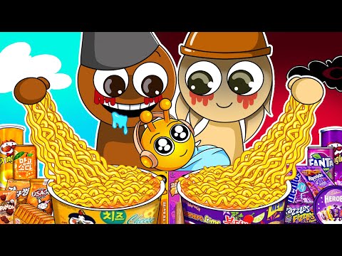 SPRUNKI ASMR - BRUD Family Convenience Store Food Mukbang | Incredibox Animation