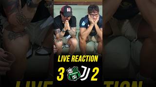 VERGOGNOSI! SASSUOLO- JUVENTUS 3-2 | LIVE REACTION