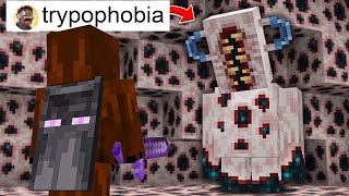 I Added His Deepest Phobia to Scare Him on Minecraft