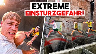 Parkour in ABGEBRANNTEM Lost Place! | Gefährliche Mission mit @rooflesstv! 🇦🇹 | Jan Schlappen