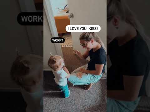 Conversation in ASL with a Toddler | Deaf & Hearing Family #shorts
