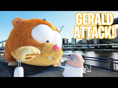 Gerald Attack in Brisbane!! 🥶😱Prof. Eggtop and Gerald Compilation #12 #animation #compilation #NotAI