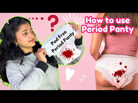 Evereve Ultra Absorbent Disposable Period Panties Review | How to use DISPOSABLE Period Panties