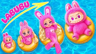 LABUBU Doll Become a KPOP Star! LOL OMG DIYs