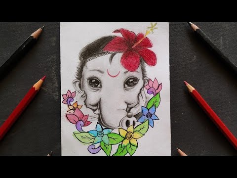 Ganesh Chaturthi Drawing #shorts #drawing #ganeshchaturthi