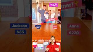 Money ball battle!! Jackson vs. Anna!! #familyfun #challenge #familygamenight