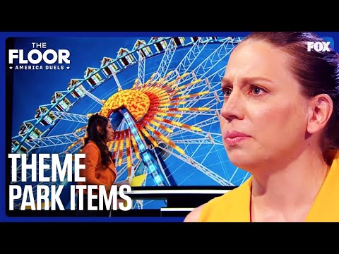 Who Can Name the Most Things Found in a Theme Park? | The Floor