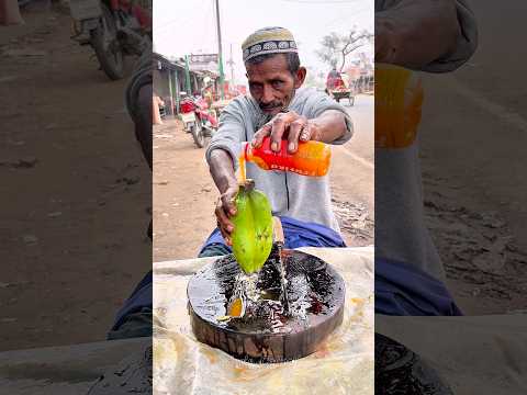 An Old Grandpa Banana Cutt"ing Skill. #banana