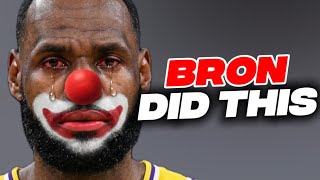 LeBron James Really Thought He Could Get Away With This 