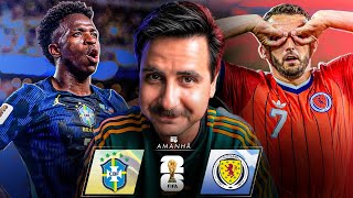 Brasil é muito favorito vs Escócia?