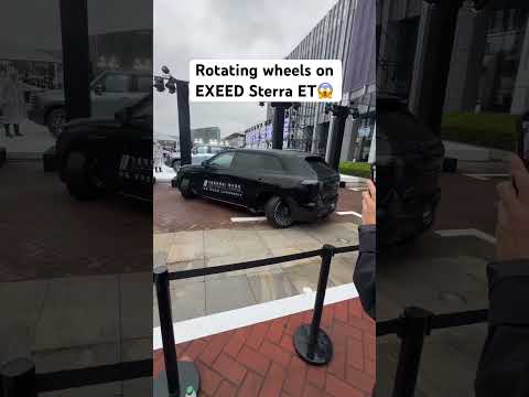 Every wheel turns in the EXEED Sterra ET - ultimate maneuverability and precision #EXEEDSterraET