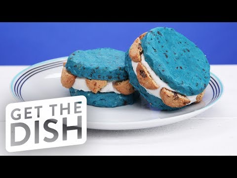 Cookie Monster Ice Cream Sandwich Get the Dish