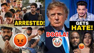 CJP Protest WASTED - Dhruv Rathee & Others ARRESTED! 😱, Trump Dogla, Elon Vs Ambani, Munawar Faruqui