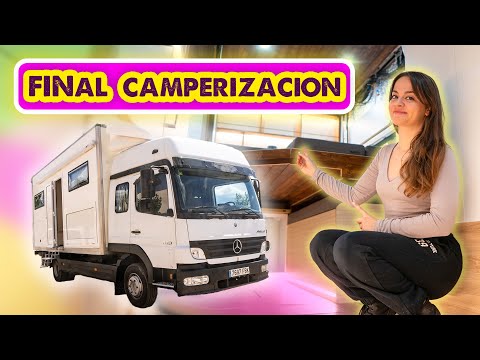 😱 Último capítulo CAMPERIZACIÓN CAMIÓN CAMPER con CAMA ELEVABLE 🚚 Vivir en ruta - Cap. 17