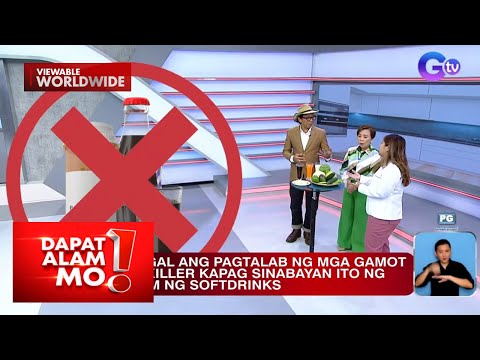 Mga pagkaing hindi maaaring pagsabayin sa ilang gamot, alamin | Dapat ...