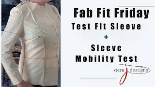Fab Fit Friday - Exciting Sleeve Fitting  and How to Draft a Princess Seam