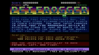 V03 Atari PET FROGGER