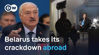 YouTube video thumbnail:  Lukashenko's Crackdown Reaches Belarusian Students Abroad — and Their Families at Home