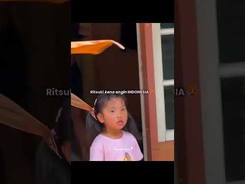 Ritsuki kena angin indo vs angin jepang ๐ Rittt ๐คฃ#ritsuki #natsuki #uenofamilyjapan