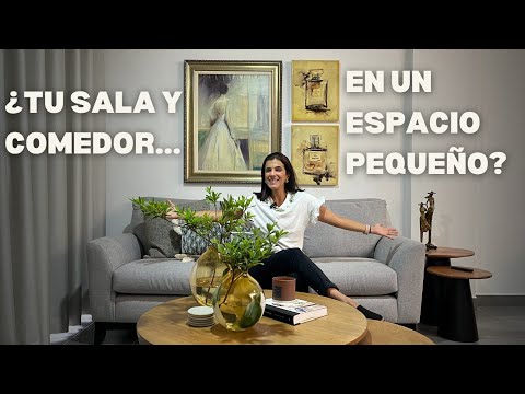 Sala y comedor en un solo ambiente | ¡Ideas para espacios pequeños!