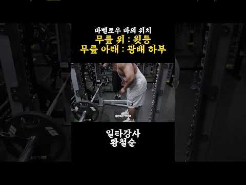 깔끔한 바벨로우 설명 #shorts