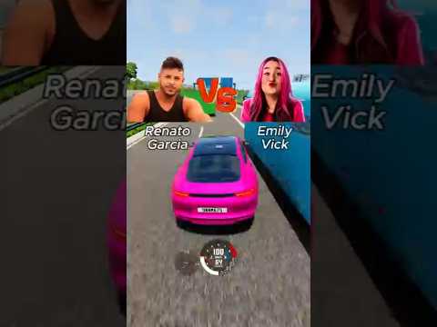 Emily Vick vs Renato Garcia #beamng #simulador