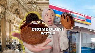 CROMBOLONI MURAH VS MAHAL BATTLE + MUKBANG