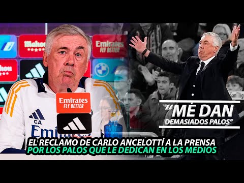 Así FUE el RECLAMO de ANCELOTTI a los PERIODISTAS por los PALOS qu le DEDICAN: "Están CANSADO de MI"