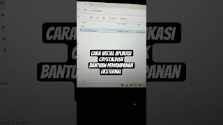 Cara Instal Aplikasi CrystalDiskInfo