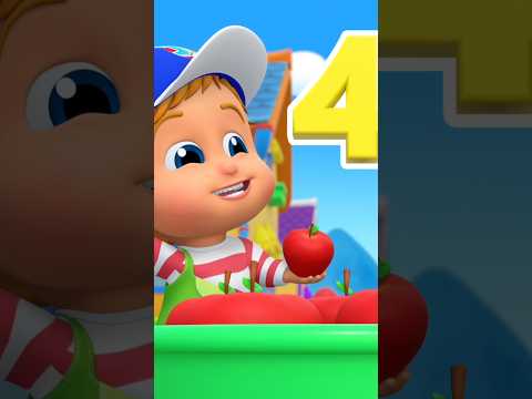 The Number Song #shorts #learningvideos #kidsmusic #rhymes #preschool
