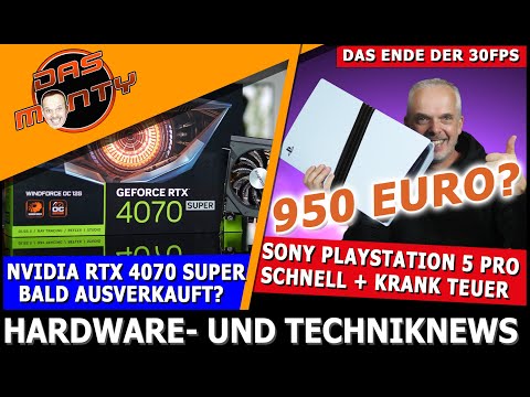 Sony Playstation 5 Pro offiziell - schnell und krank teuer | AMD Ryzen 7600X3D Ablöse für 7800X3D