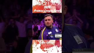 LUKE LITTLER THROWS NINE DARTER IN THE FINAL OF THE PREMIER LEAGUE DARTS