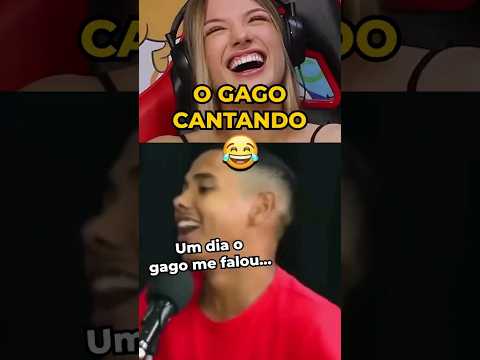 OS CARAS CHAMARAM UM GAGO PRO PODCAST E FIZERAM ELE CANTAR A MUSICA DO GAGO